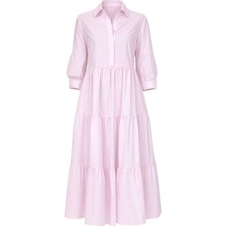 C&acirc;llas Milano Marseille Tiered dress in Pink at Nordstrom, Size 4 It