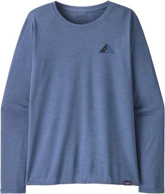 Patagonia L/S Cap Cool Daily Graphic Shirt Funktionsshirts für Damen | blau