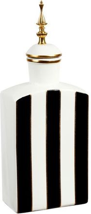 Mark Roberts 17 Classic Stripe Jar with Lid, Large in Black at Nordstrom