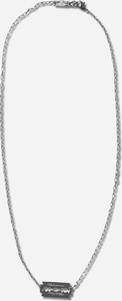 Undercover Razor Blade Neckalce Silver