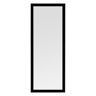 Dmora Espejo Carimate, Forma Rectangular, Tipo De Suelo, Estructura Transparente, 40x105h Cm Negro