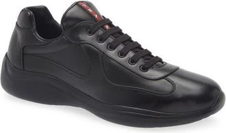 Prada Americas Cup Sneaker in Nero at Nordstrom, Size 11.5Us