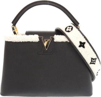 Louis Vuitton Pre-owned Taurillon Leder Handtas - Dames - Vintage Handtas - Zwart - ONE Size - Leer - Vintage