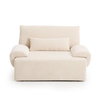 La Redoute Interieurs 2-zits corduroy slaapbank met koffer, MAONA