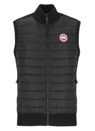 Canada Goose Black Hybridge Knit Padded Vest