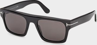 Tom Ford Men & apos;s Cyrus 02 53mm Square Acetate Sunglasses