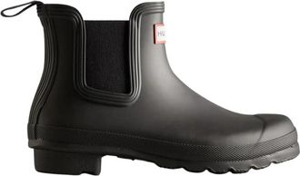 Hunter Originele Chelsea Waterdichte Laarzen - Dames - Regenlaarzen - Zwart - 36 EU - Polyester - Schoenen
