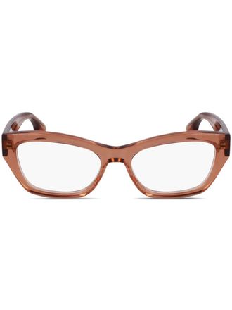 Victoria Beckham translucent-design glasses - Pink