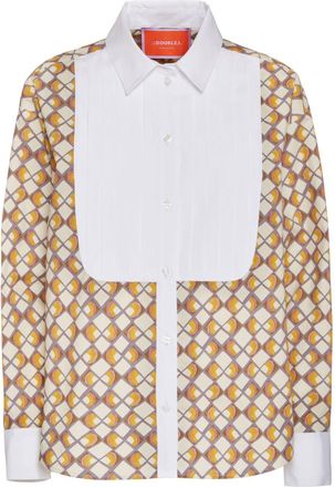 La DoubleJ Camicia con stampa geometrica - Toni neutri