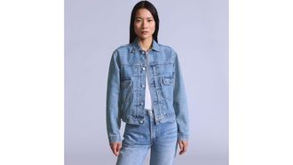 Levi's Vintage Clothing Type II Trucker Jacket - Womens - XS - Blue