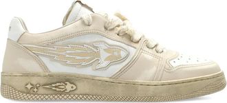 Enterprise Japan Sneakers met logo - Beige