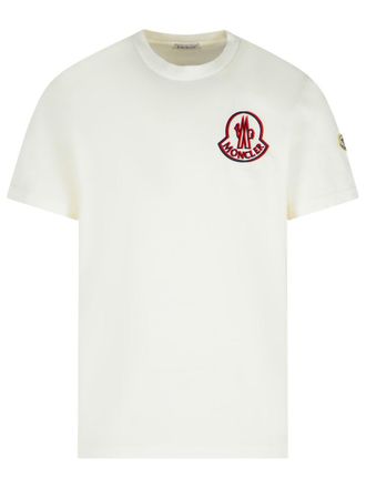 Moncler White Cotton T-Shirt