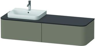 Duravit Happy D.2 Plus Unidad De Lavabo Para Consola De Pared, - Duravit