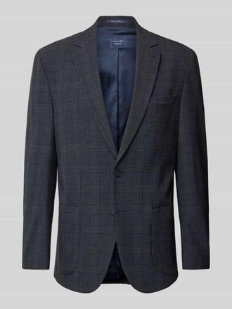 Christian Berg 2-Knopf-Sakko mit Reverskragen in Blau, Gr&ouml;&szlig;e 28