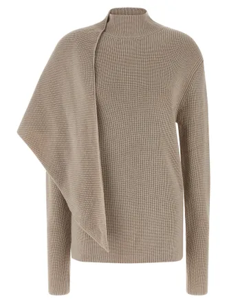 Entire studios Beige Wool Womens Cardigan