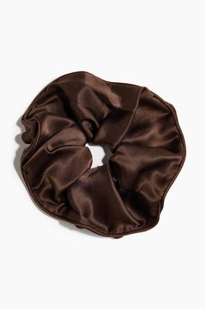 H&M Silk scrunchie - Brown
