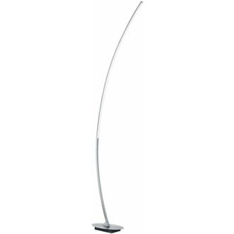 Reality Lampada Piantana Terra h 150 Moderna 11W Curva Alluminio Solo gd Trio