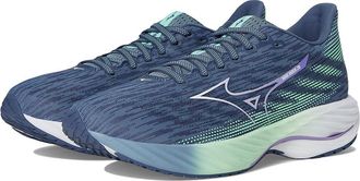 Mizuno Wave Rider 28 Womens Womens Running Shoes Citadel/White : Womens 7 B - Medium, Rubber
