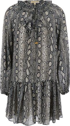 Michael Kors Snake Print Mini Dress
