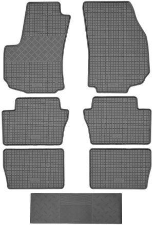 OEM Alfombrillas Rigum 901986 + Funda 900101 - Opel Zafira B Minivan / Todas Las Versiones De 7 Plazas De 2005 A 2012 Op Delanteras - Instaladas