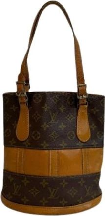 Louis Vuitton Pre-owned Bucket Bags, female, Brown, Size: ONE SIZE Pre-owned Vintage Bucket Bag