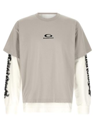 Balenciaga Grey Ibrida Doppia T-shirt