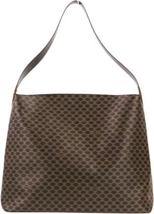 Celine Pre-owned Macadam Schoudertas - Dames - Vintage Schoudertas - Bruin - ONE Size - Vintage