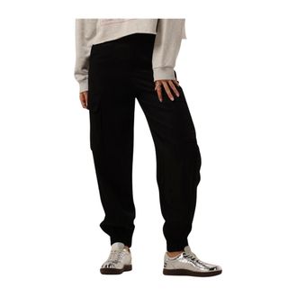 ALIX The Label Alix The Label, Broeken, Dames, Zwart, S, Zwarte Cargo Shorts voor Dames