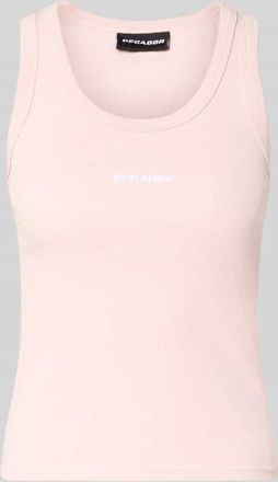Pegador Tanktop mit Logo-Print Modell Cesis in Rosa, Gr&ouml;&szlig;e XS