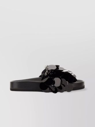 Paco Rabanne embellished flat sole open toe sandal