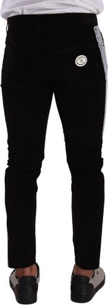 Dolce & Gabbana Mens Black Cotton Stretch Skinny Corduroy Jeans Elastane Clothing