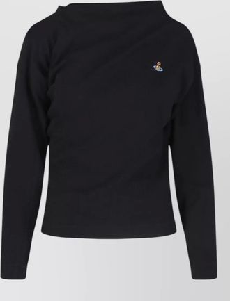 Vivienne Westwood long sleeve ribbed knit womens top