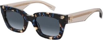 Tommy Hilfiger Rechthoekige Zonnebril - Dames - Zonnebrillen - Veelkleurig - 51 MM - Accessoires