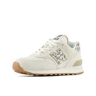 New Balance Womens 574 Shoes, Sea Salt/Phantom, 5.5/M