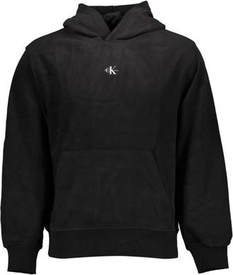 Calvin Klein Brushed Cotton Hoodie - Heren - Hoodies - Zwart - XL - Katoen - Hoodies & sweatvesten
