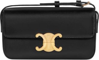 Celine Shiny Calfskin Claude Shoulder Bag