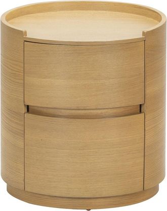 Safavieh Couture Melissa Round 2-Drawer Nightstand