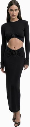 Mother of All Papper Ripple Skirt in Black at Nordstrom, Size X-Small/small