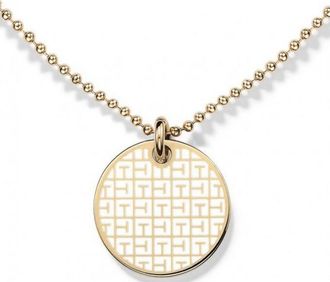 Tommy Hilfiger Womens 2700802 Ladies Necklace - Gold Stainless Steel - One Size