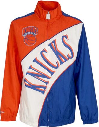 Mitchell & Ness NBA Gebogen Windbreaker New York Knicks - Heren - Zomerjassen - Veelkleurig - S - Polyester - Jassen
