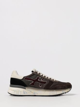 Premiata Sneaker Mick in pelle scamosciata e nylon con logo a contrasto