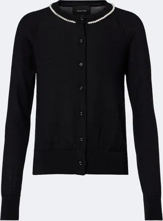 Simone Rocha Cardigan in lana e seta