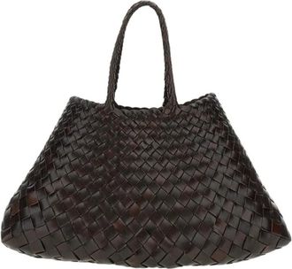 Dragon Diffusion Cesto Intrecciato a Mano - Dames - Handtassen - Bruin - ONE Size - Leer - Tassen