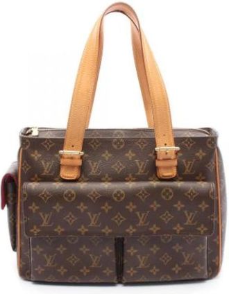 Louis Vuitton Pre-owned Handbags, female, Brown, Size: ONE SIZE Pre-owned Canvas handbags