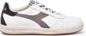 Diadora White Dove Leather Polyester B. Elite Sneakers
