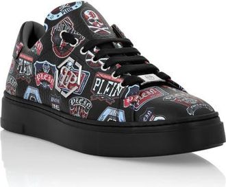 Philipp Plein Lo-Top Sneakers Carson Patches Men in Black/black at Nordstrom, Size 42