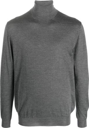 Malo roll-neck fine-knit jumper - men - Cashmere/Silk - 48 - Grey