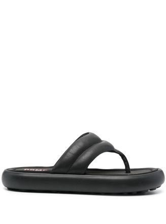 Camper Flota faux-leather flip-flops - Black