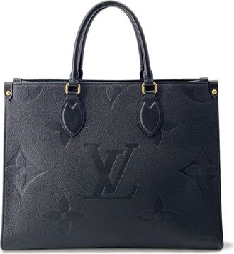 Louis Vuitton Monogram Empreinte Black Noir Monogram Empreinte Shoulder Bag Tote Bag (Pre-Owned)