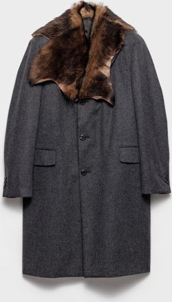 Prada Single-breasted wool coat